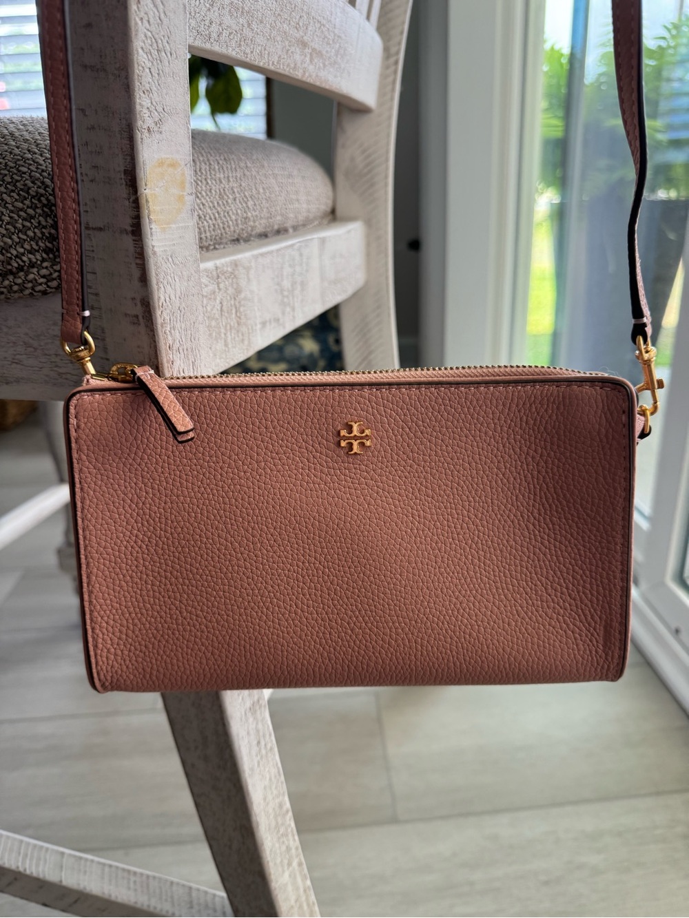 Tory Burch Pebbled Leather Crossbody